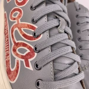 polo ralph lauren jermain tiger calfskin sneaker